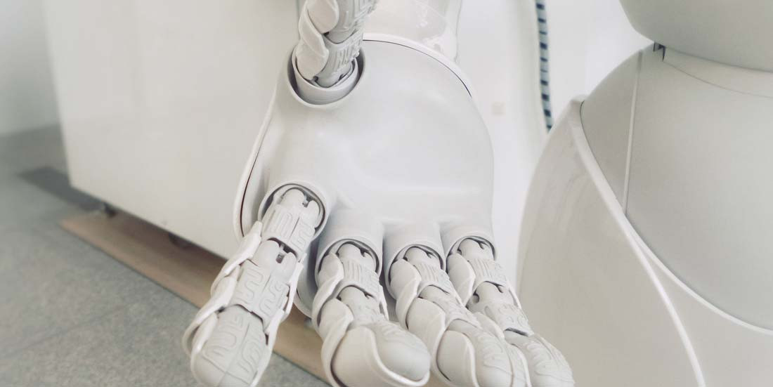 Hand of a robot
